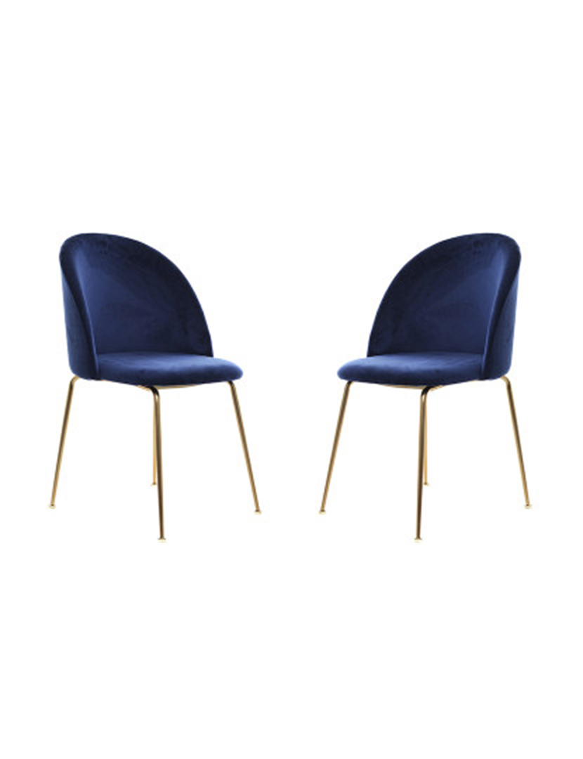 Pack 2 Cadeiras Glam Azul