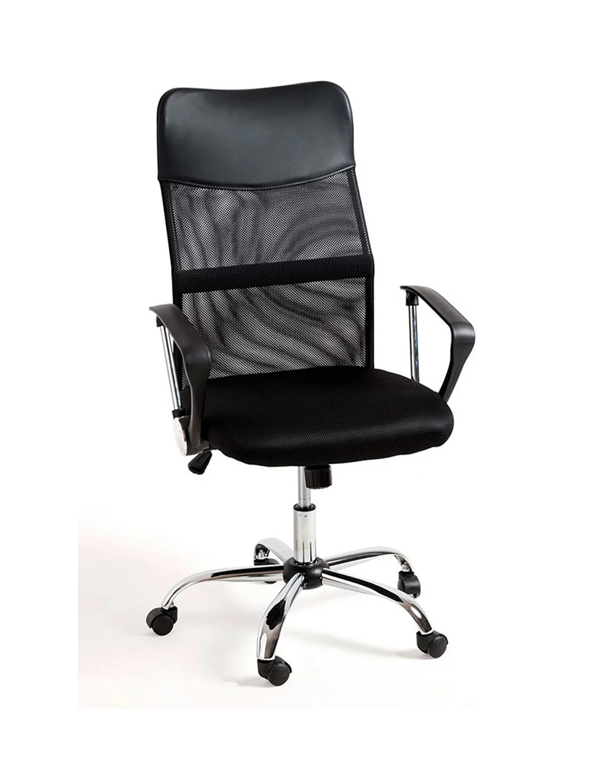 Cadeira Escritório Mesh Preta