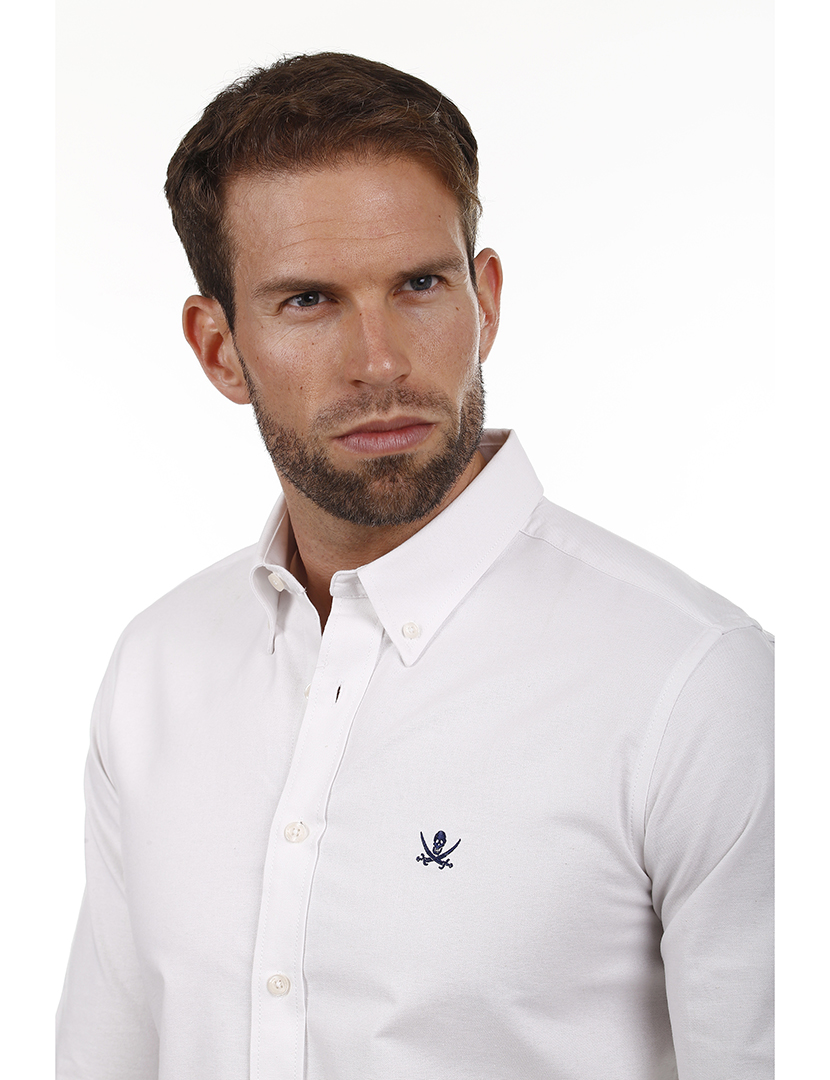 Camisa Branco Homem