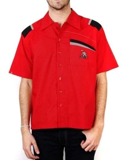 Camisa Vermelho Homem