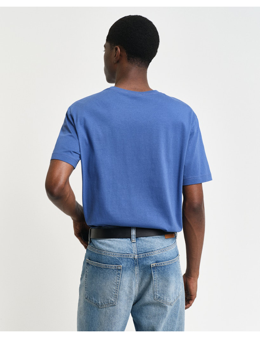 T-Shirt Regular Fit Shield Azul