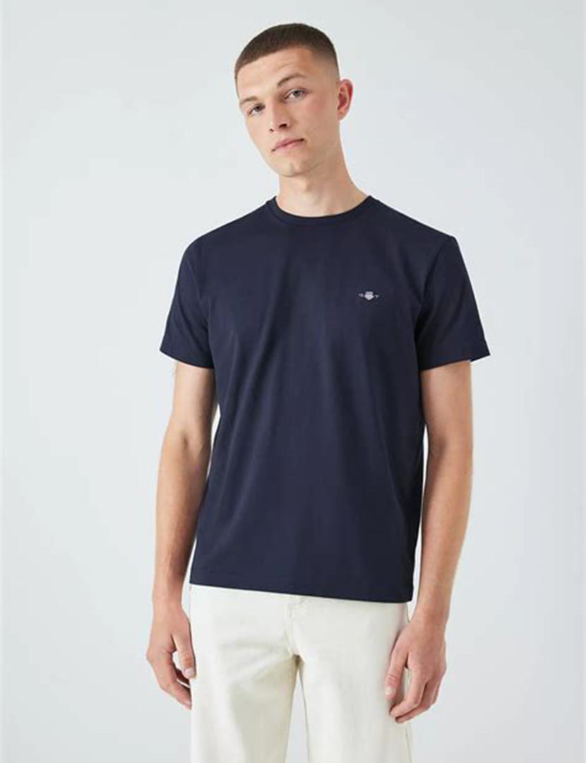 T-Shirt Logo Shield Azul Marinho