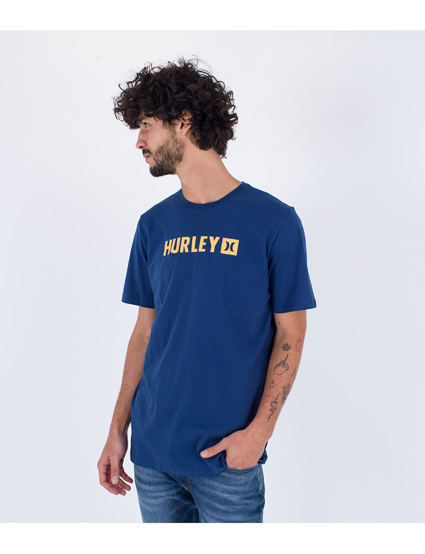 T-shirt Azul Homem