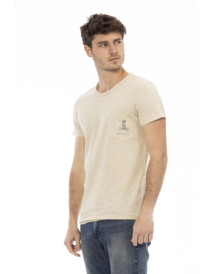 T-shirt Bege Homem