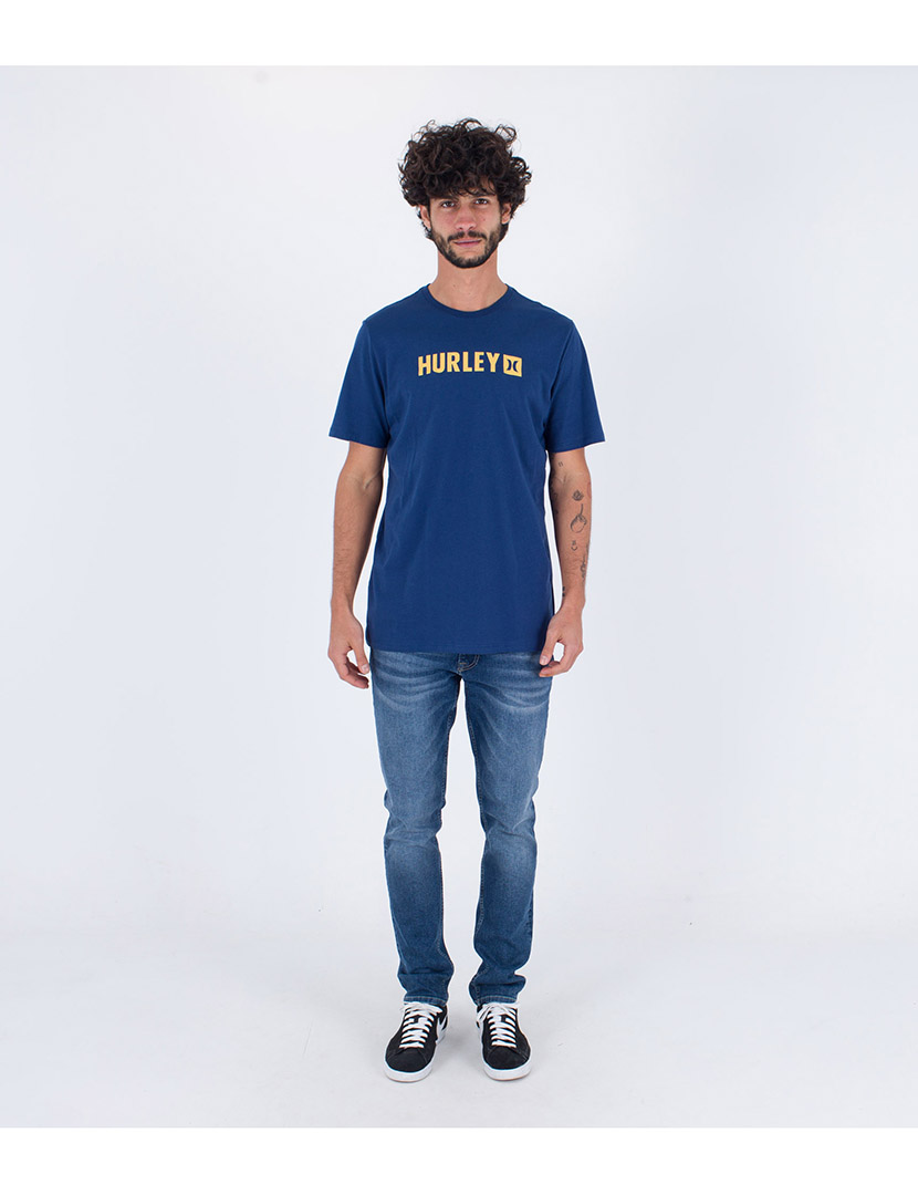 T-shirt Azul Homem