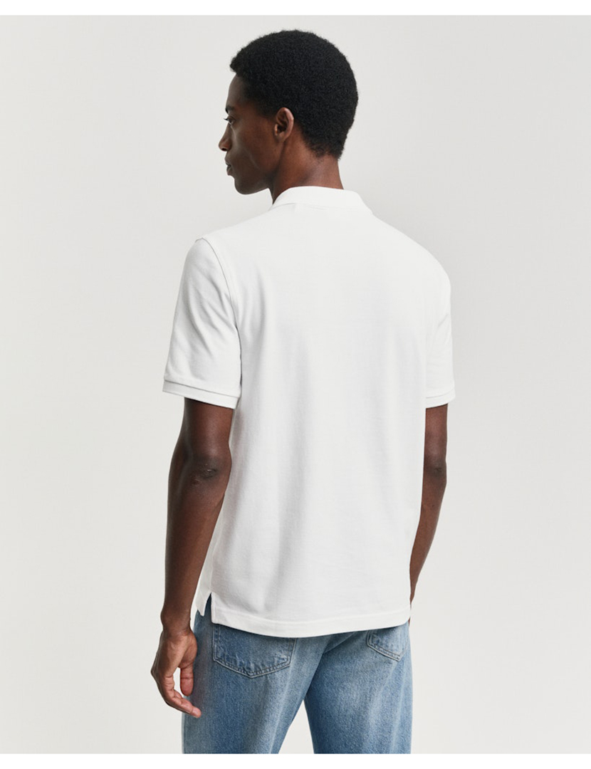 Pólo Archive Shield Piqué Branco