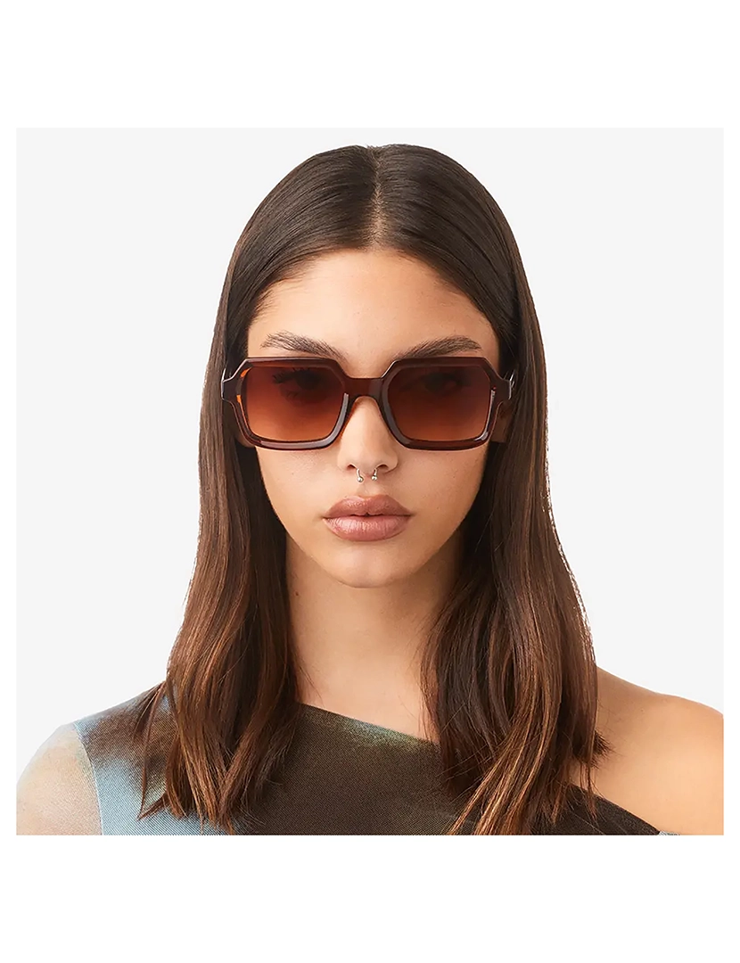 Óculos de Sol Minimal Max Unisexo Castanho