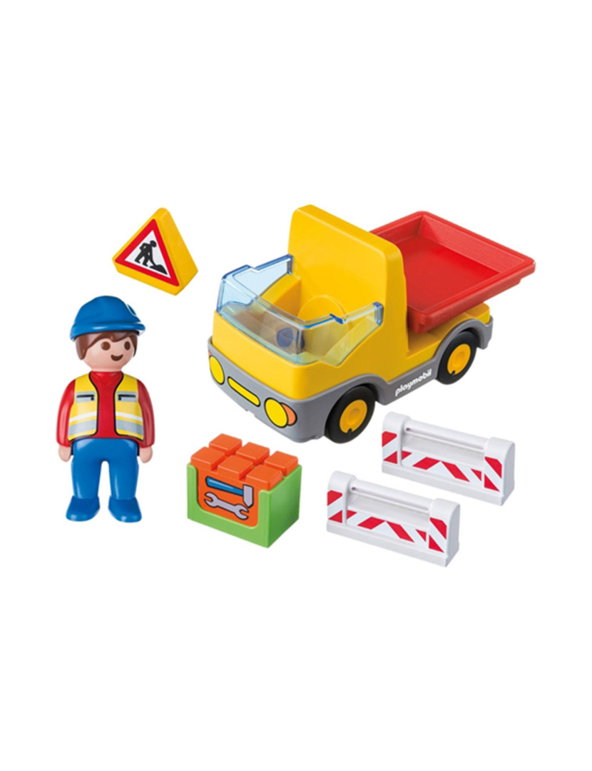 Playmobil 1.2.3 Camião das Obras