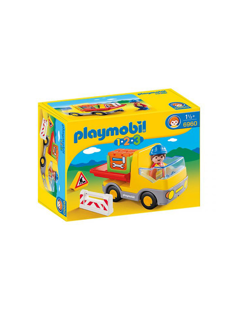 Playmobil 1.2.3 Camião das Obras