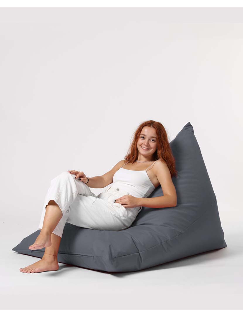 Pufe Pirâmide Grande Cama Fume