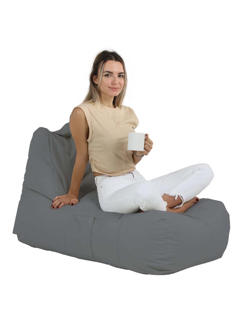 Pufe Trendy Comfort Cama Fume